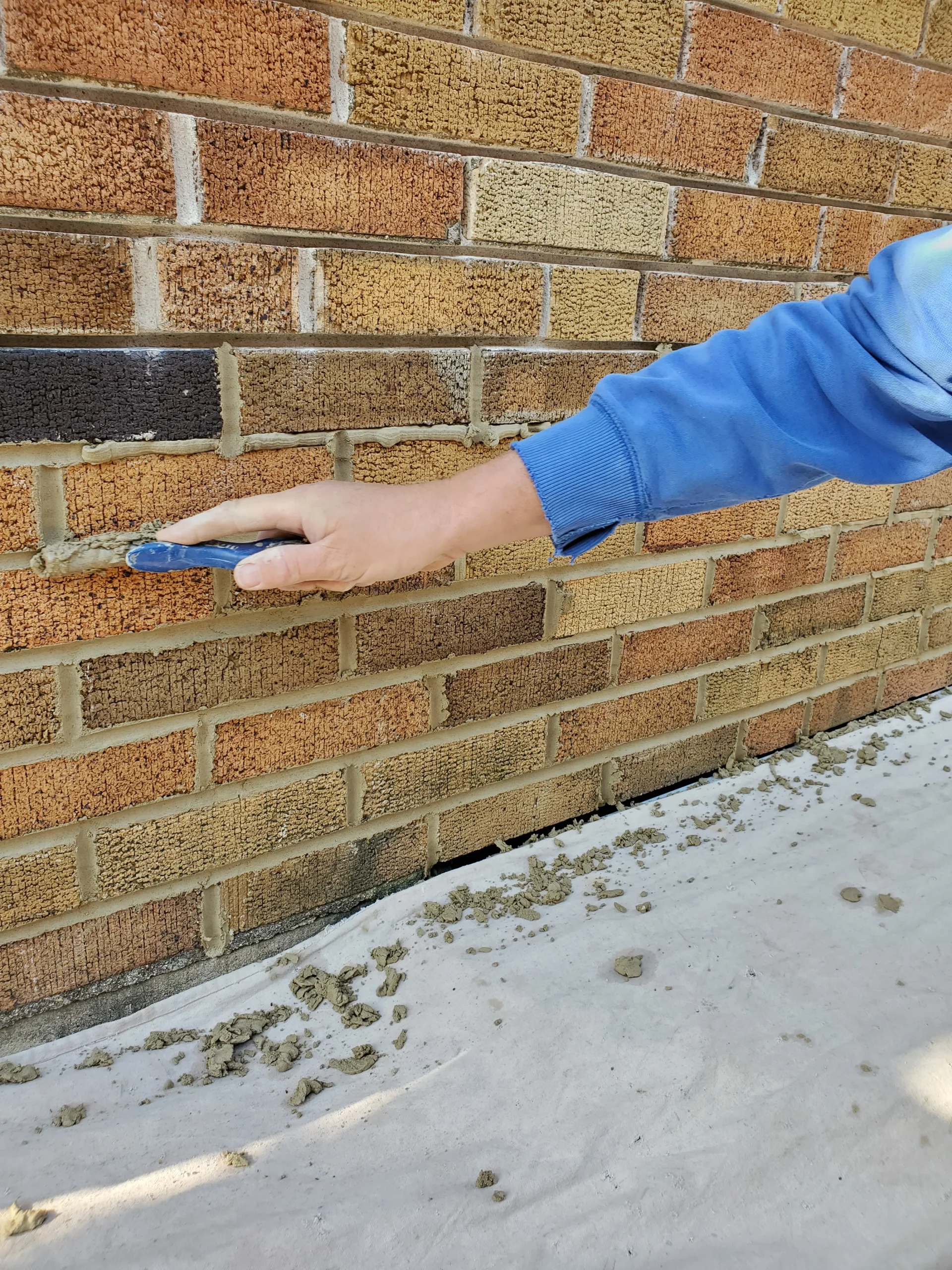 can i plaster over brick